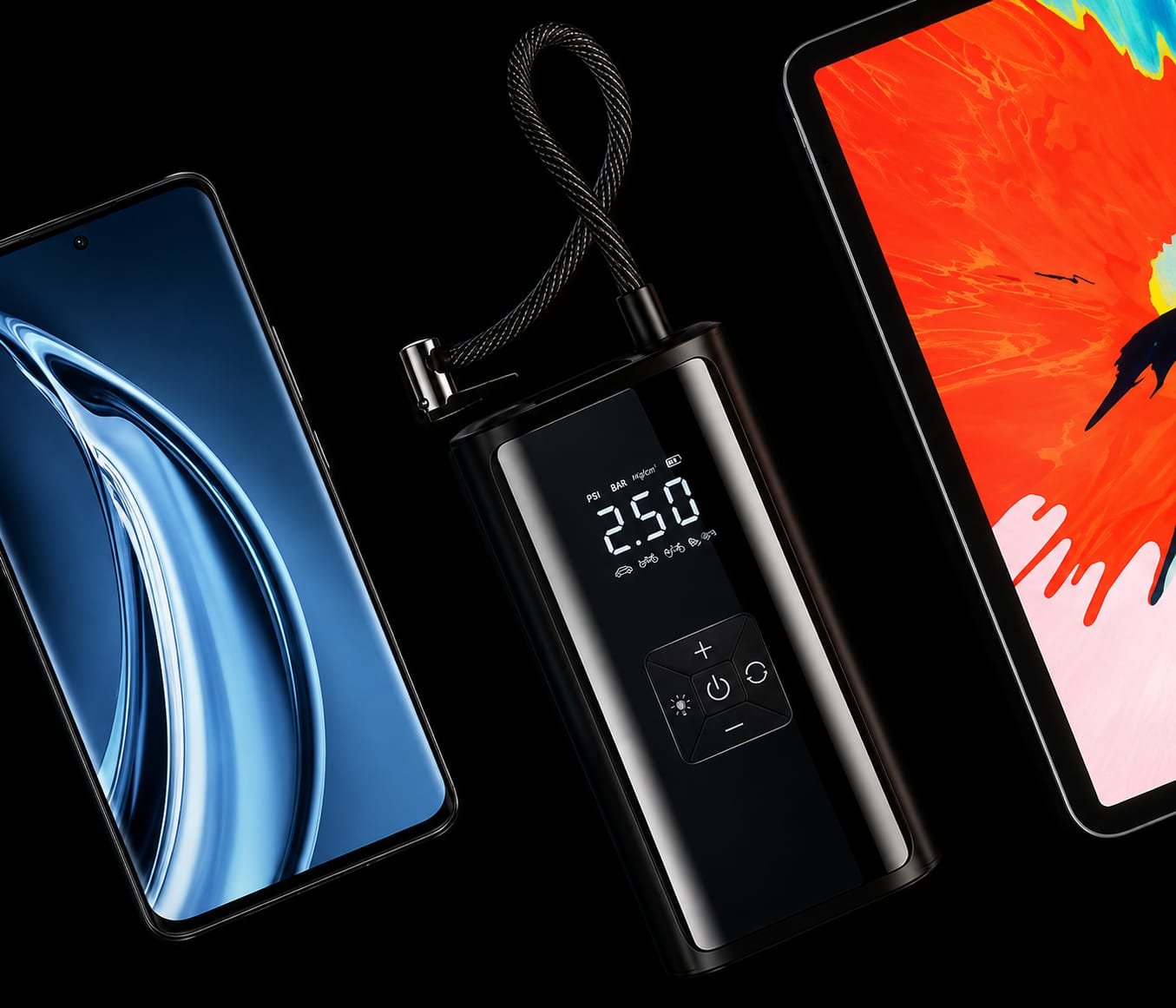 Portable Electric Air Pump - مضخة هواء كهربائية محمولة
