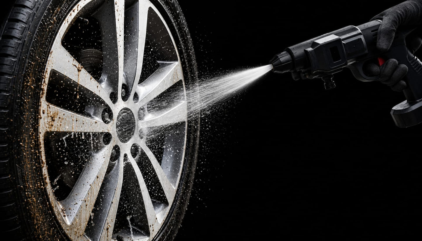 Double Battery High Pressure Car Washer Gun - مسدس غسيل سيارات عالي الضغط يعمل ببطاريتين