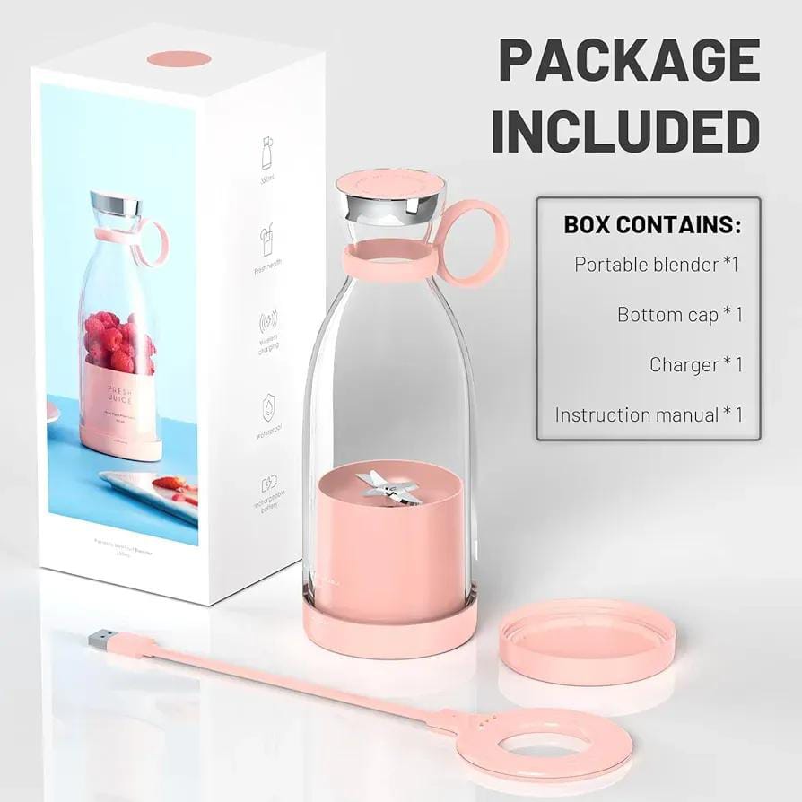Portable Rechargeable Blender for Smoothies & Fresh Juices